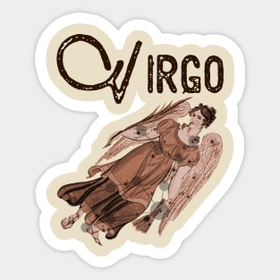 Virgo ))(( Astrological Sign Zodiac Constellation Design Sticker